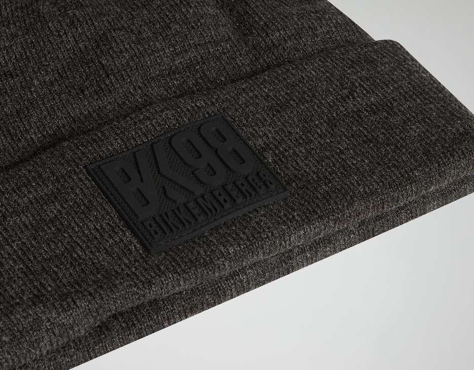 Men's hat with rubber label, GREY Men's hat with rubber label, GREY, hi-res-1