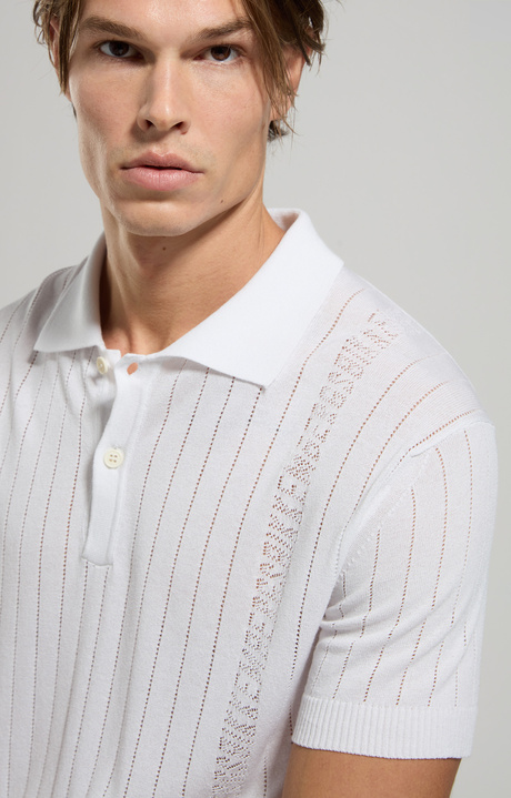 Men's polo shirt, WHITE, hi-res-1