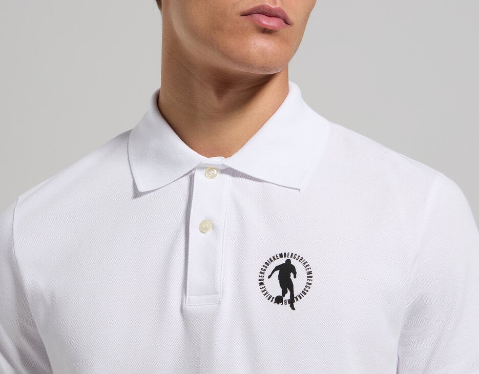 Men's slim fit polo shirt, WHITE Men's slim fit polo shirt, WHITE, hi-res-1