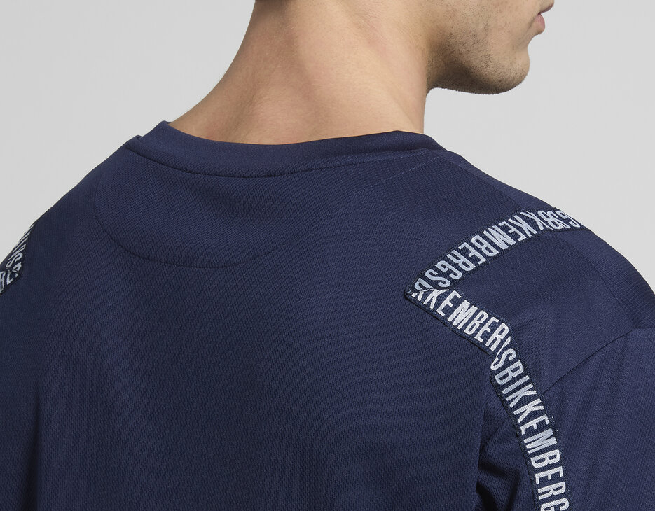 Men's mesh T-shirt, BLACK IRIS, hi-res-1