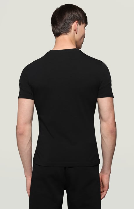 Men's T-Shirt cursive logo, BLACK Men's T-Shirt cursive logo, BLACK, hi-res-1