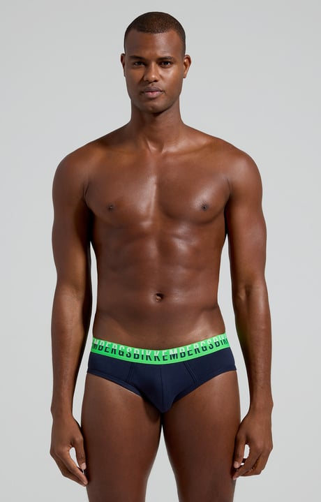 3-pack men's briefs color block, NAVY 3-pack men's briefs color block, NAVY, hi-res-1