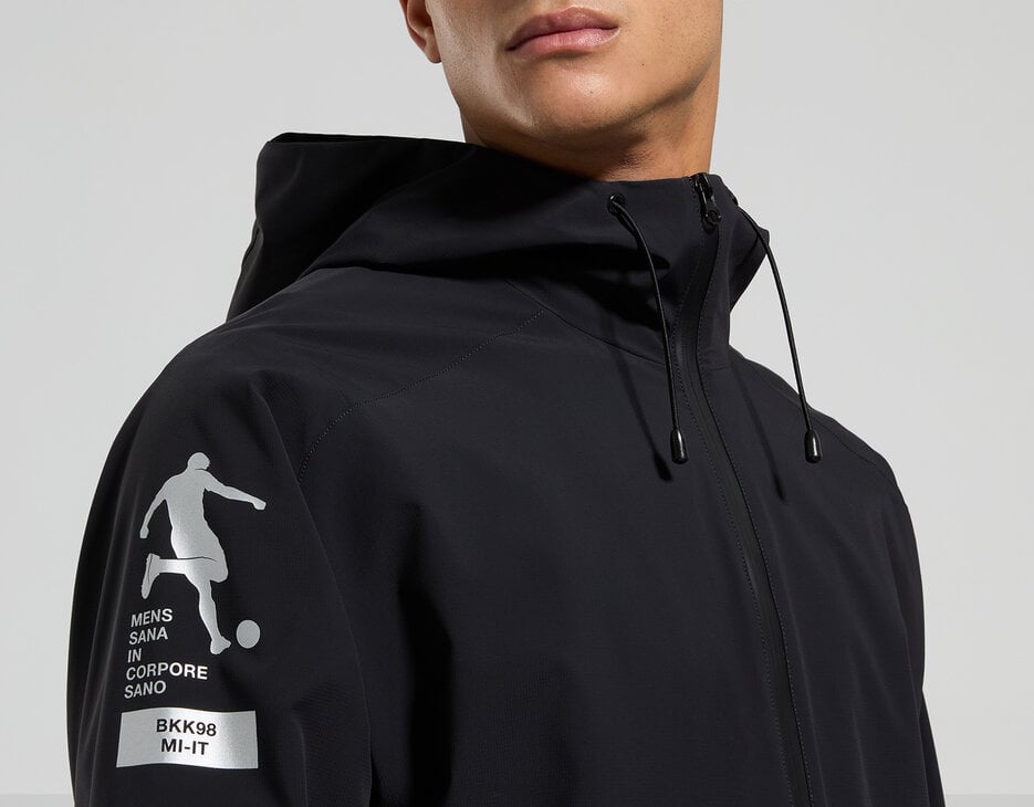 Men's nylon jacket, BLACK Men's nylon jacket, BLACK, hi-res-1