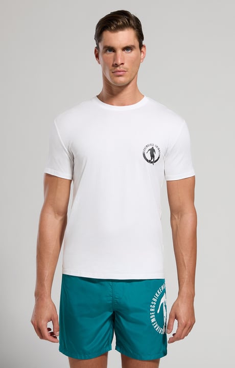 T-shirt mare uomo, WHITE, hi-res-1