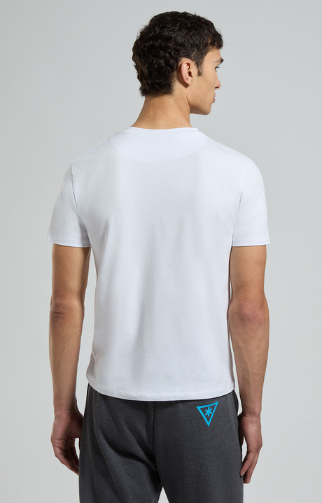 T-shirt uomo stampata, WHITE, hi-res-1