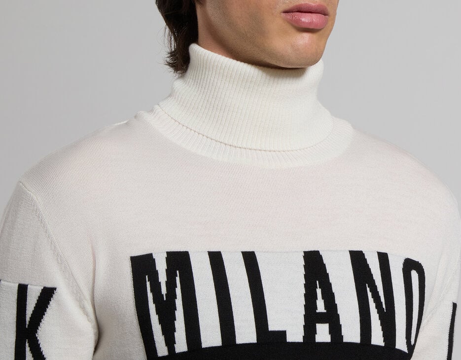 Olympics edition men’s turtleneck, BLACK/OFF WHITE Olympics edition men’s turtleneck, BLACK/OFF WHITE, hi-res-1