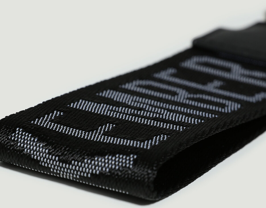 Men's jacquard keyholder, BLACK Men's jacquard keyholder, BLACK, hi-res-1