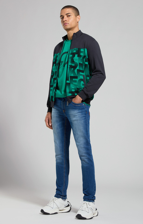 Men's print T-shirt, PEPPER GREEN, hi-res-1
