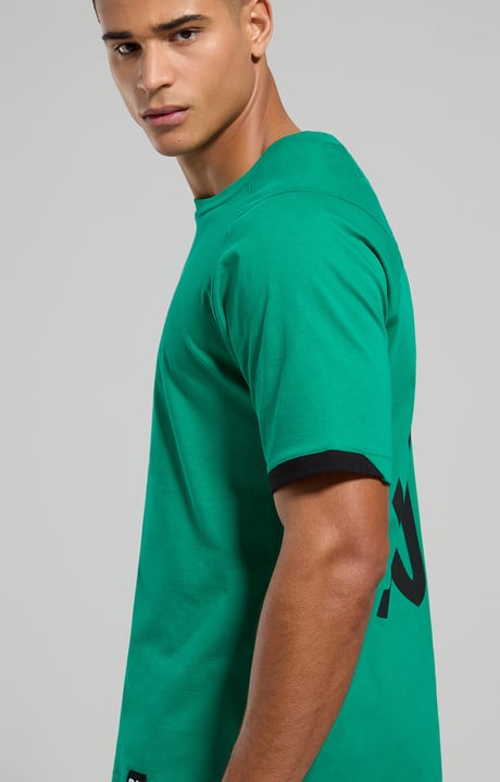 Oversize men's athletic T-shirt, PEPPER GREEN, hi-res-1