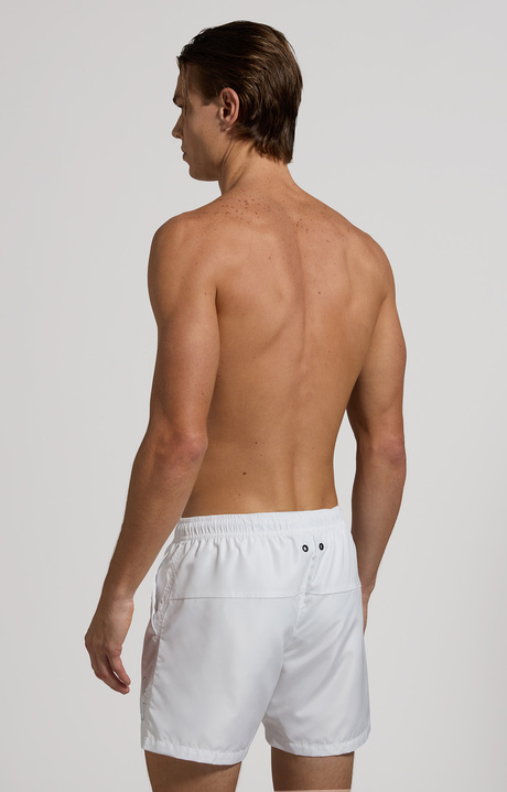 Men's boardshorts - outline logo, WHITE, hi-res-1