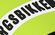 Sandali slider uomo logo in rilievo, BLACK/LIME, swatch-color