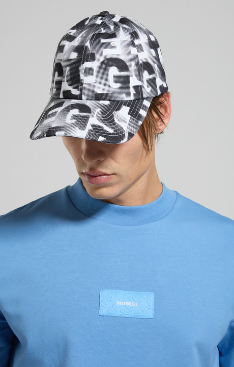 Cappello baseball uomo camo, BLACK, hi-res-1