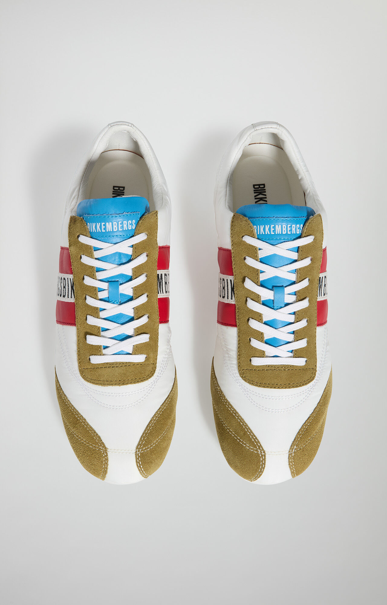 Men's Soccer multimaterial sneakers - GREEN | Bikkembergs