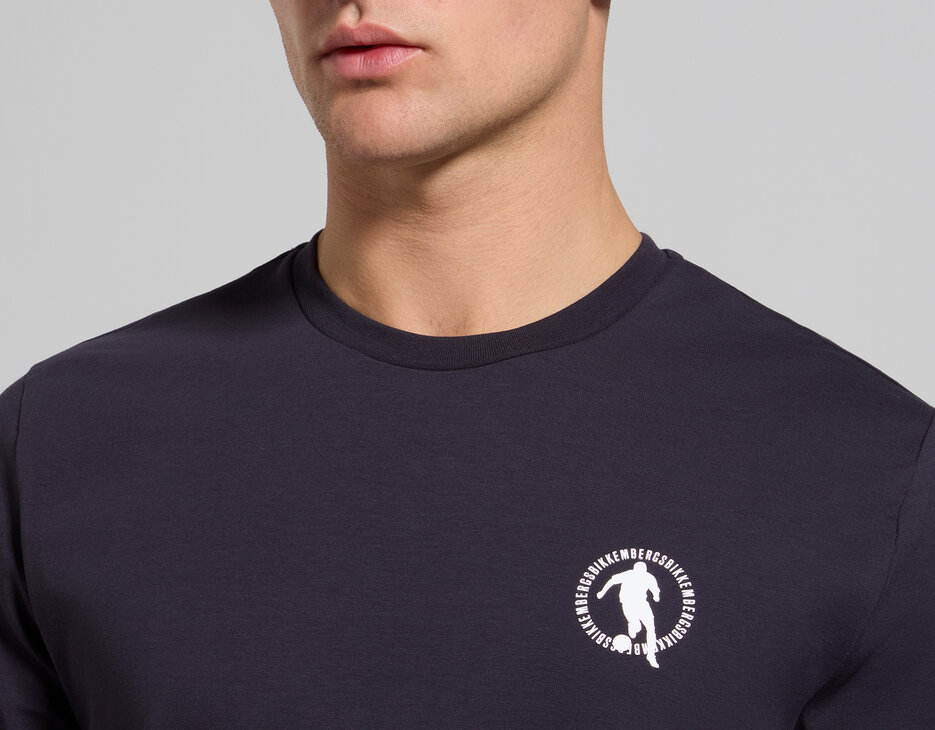 Long-sleeve men's T-shirt - slim fit, BLUE GRAPHITE, hi-res-1