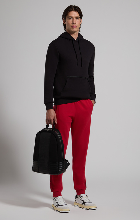 Men's drop-crotch sweatpants, CHILI PEPPER, hi-res-1