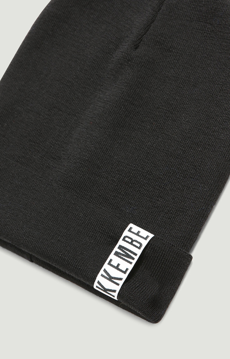 MEN'S HAT WITH TAPE, BLACK MEN'S HAT WITH TAPE, BLACK, hi-res-1