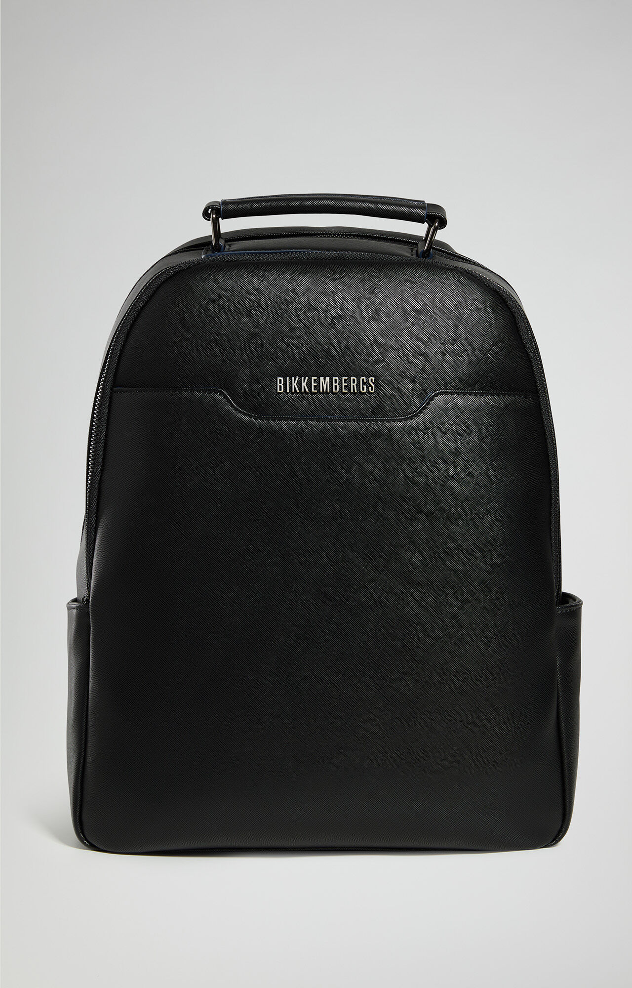Black Briand saffiano backpack Bikkembergs
