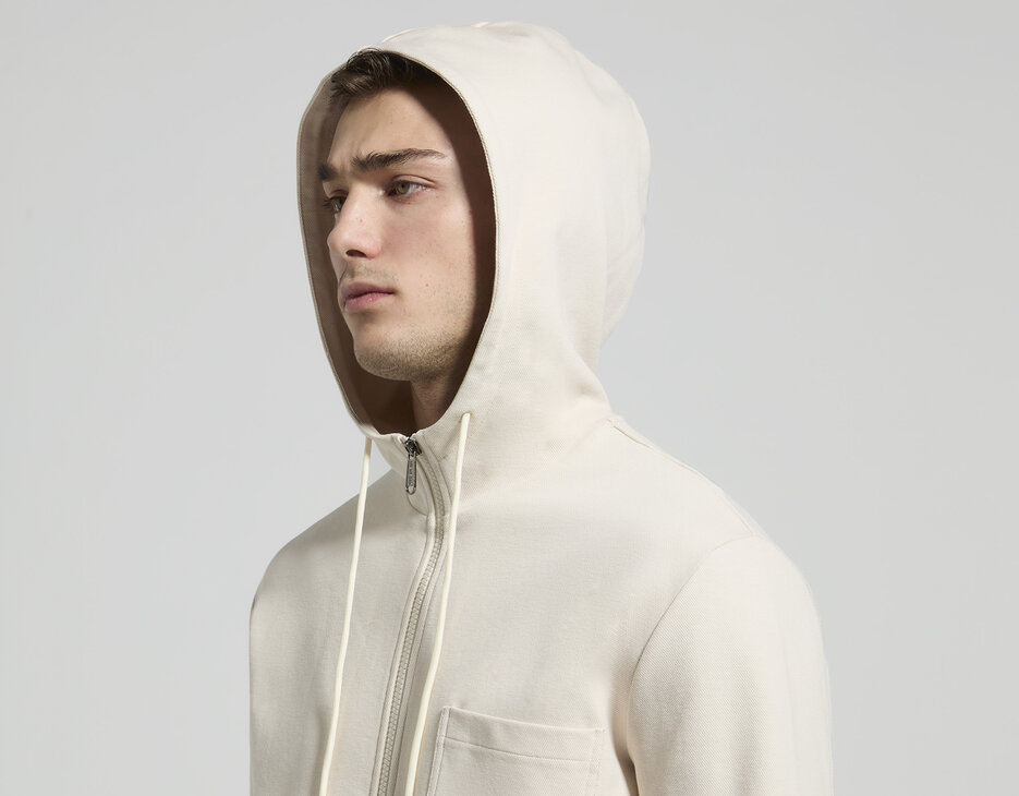 Men&rsquo;s zip-up sweatshirt, MARSHMALLOW, hi-res-1