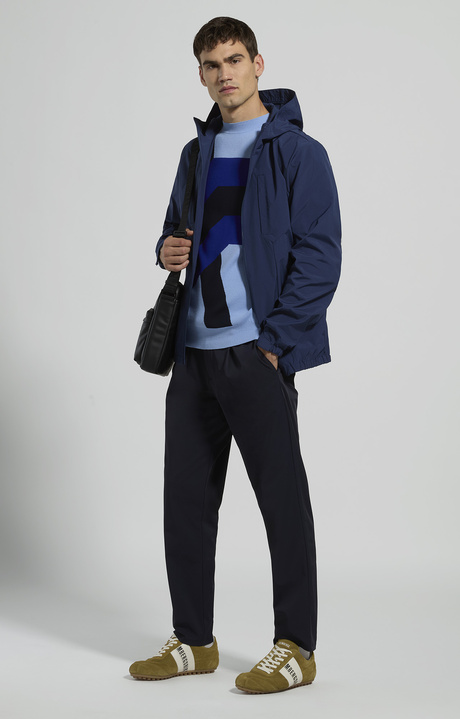 Men's hooded jacket, BLACK IRIS, hi-res-1