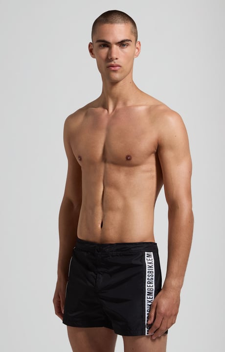 Men's boardshorts - tape insert, BLACK Men's boardshorts - tape insert, BLACK, hi-res-1