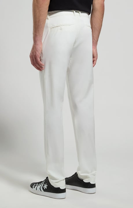 Creaseless men's travel pants - slim fit, MOONBEAM Creaseless men's travel pants - slim fit, MOONBEAM, hi-res-1