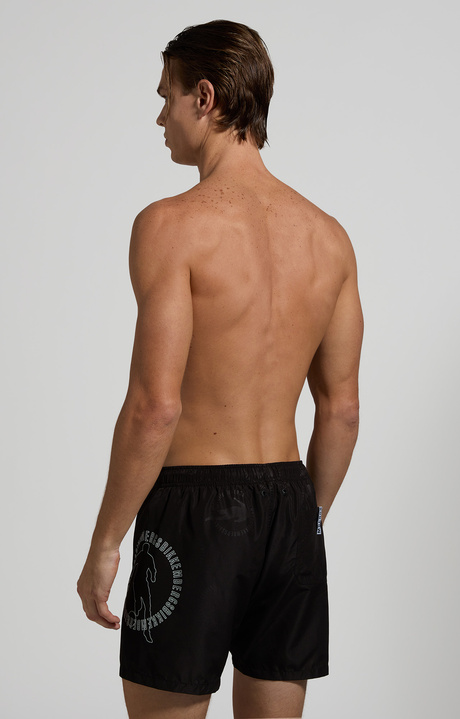 Men's print boardshorts, BLACK Men's print boardshorts, BLACK, hi-res-1