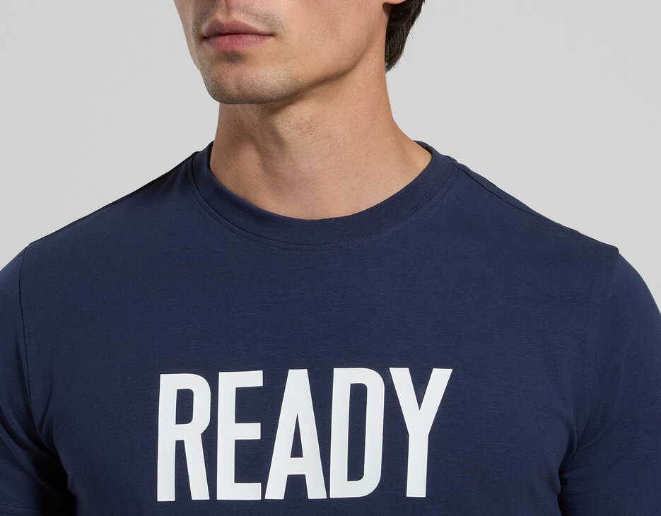 Men's contrast-print T-shirt, BLACK IRIS, hi-res-1