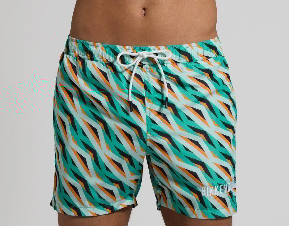 Space-saving men's swim shorts , MULTICOLOR Space-saving men's swim shorts , MULTICOLOR, hi-res-1