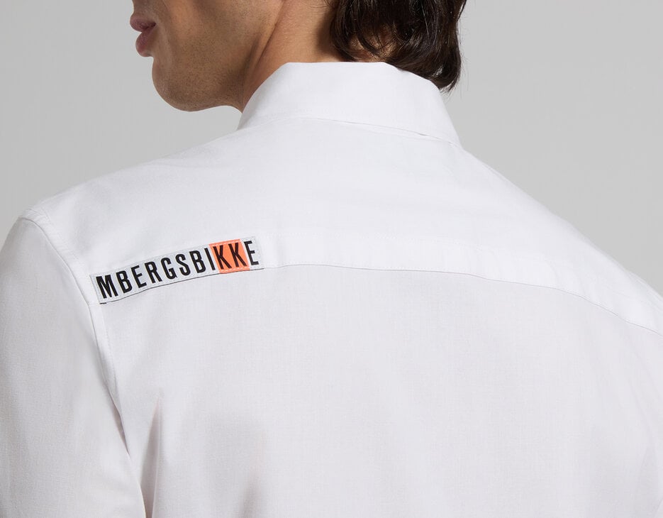 Slim fit men’s shirt, WHITE Slim fit men’s shirt, WHITE, hi-res-1