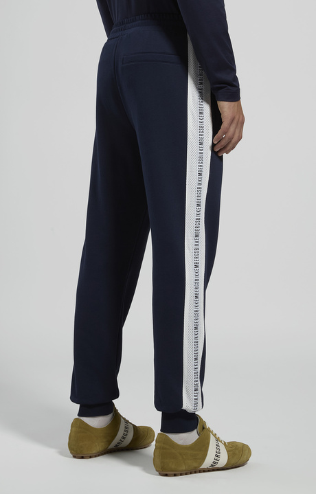 Men's joggers with mesh inserts, BLACK IRIS, hi-res-1