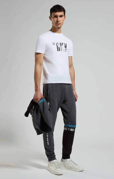 Men's print T-shirt, WHITE, hi-res-1