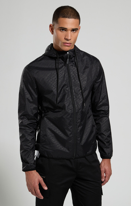 Packable men's jacket, BLACK, hi-res-1