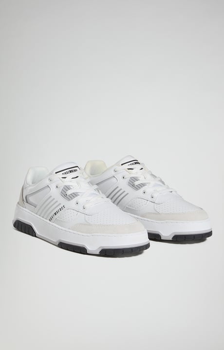 Men’s B4sk3t sneakers, WHITE Men’s B4sk3t sneakers, WHITE, hi-res-1