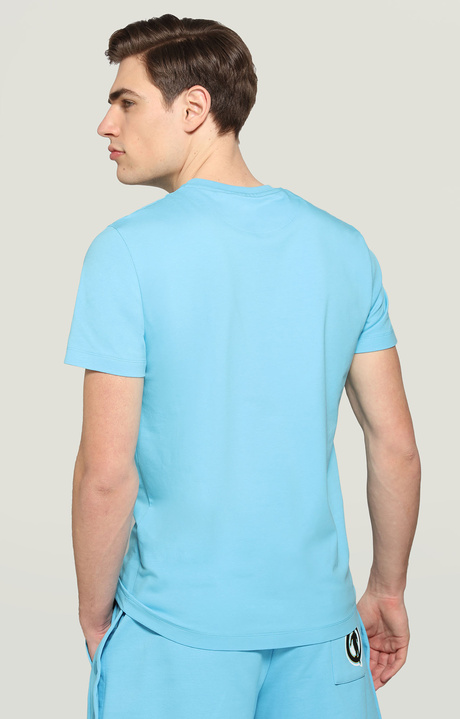 Men's T-shirt with 3D print, TURQUOISE Men's T-shirt with 3D print, TURQUOISE, hi-res-1