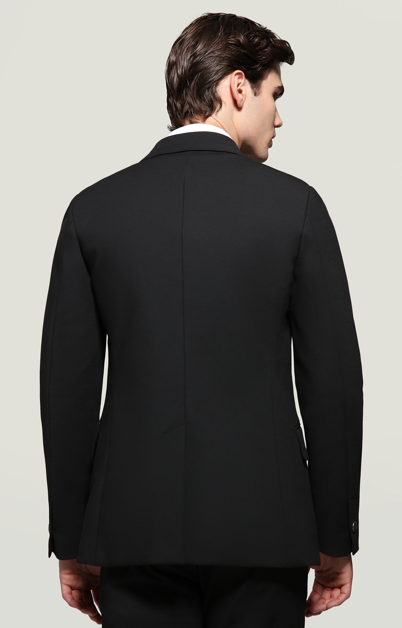 grey men's jacket blazer