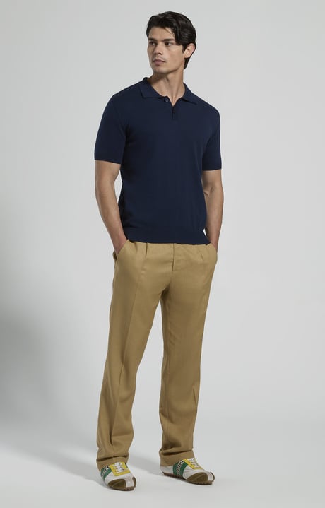 Men's linen and viscose pants, SILVER FERN, hi-res-1