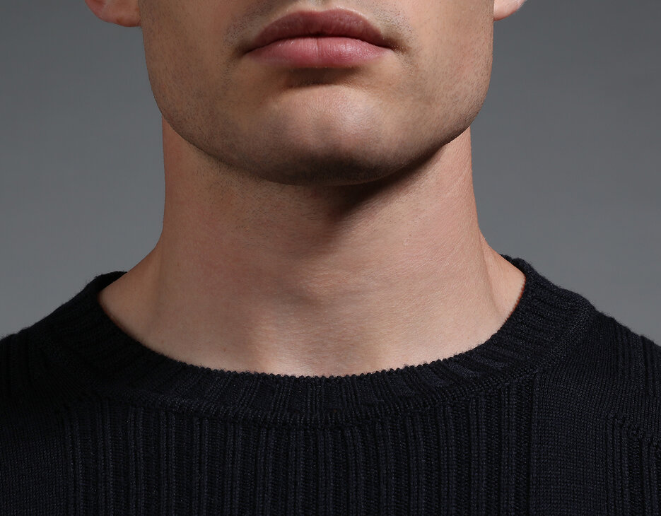Men's navy sweater, NAVY Men's navy sweater, NAVY, hi-res-1