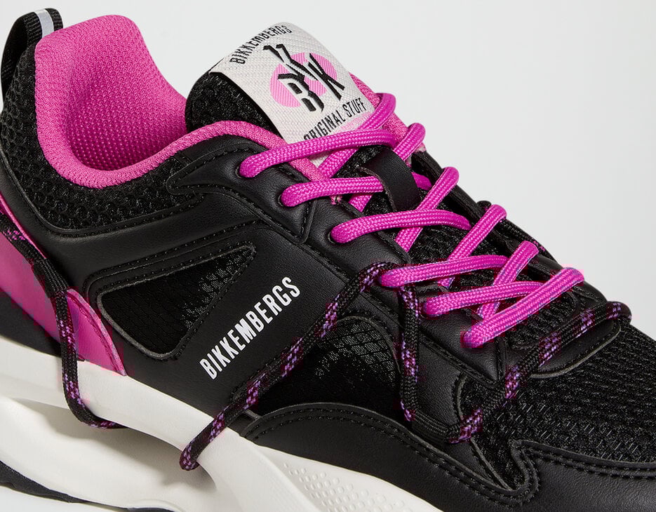 Ruyi women's sneakers, BLACK/FUXIA Ruyi women's sneakers, BLACK/FUXIA, hi-res-1