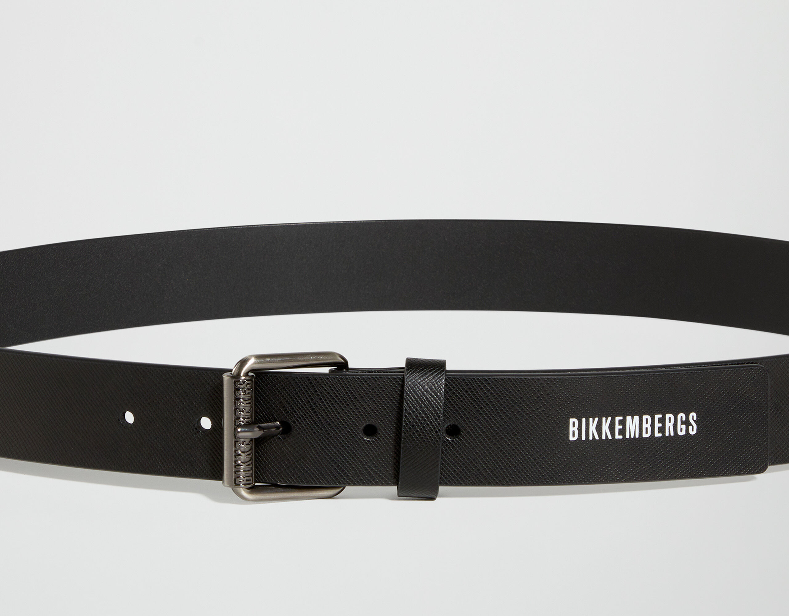 Men's belts: with logo, leather and buckled | Bikkembergs