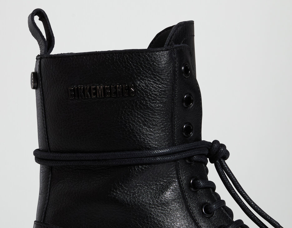 Women's Dress W combat boots, BLACK, hi-res-1