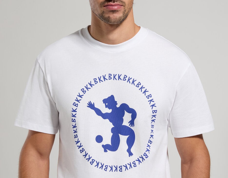 Men's print T-shirt, WHITE Men's print T-shirt, WHITE, hi-res-1
