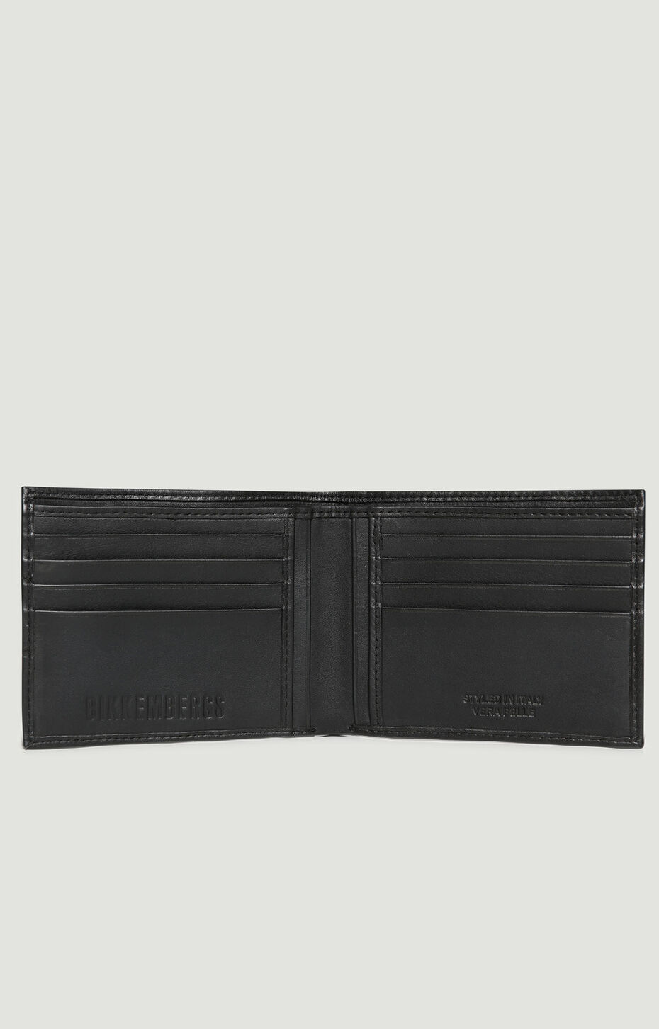 Men's wallet – 8-slot White Label | BLACK | Bikkembergs