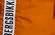 Men's swim shorts - tape insert, ORANGE, swatch-color