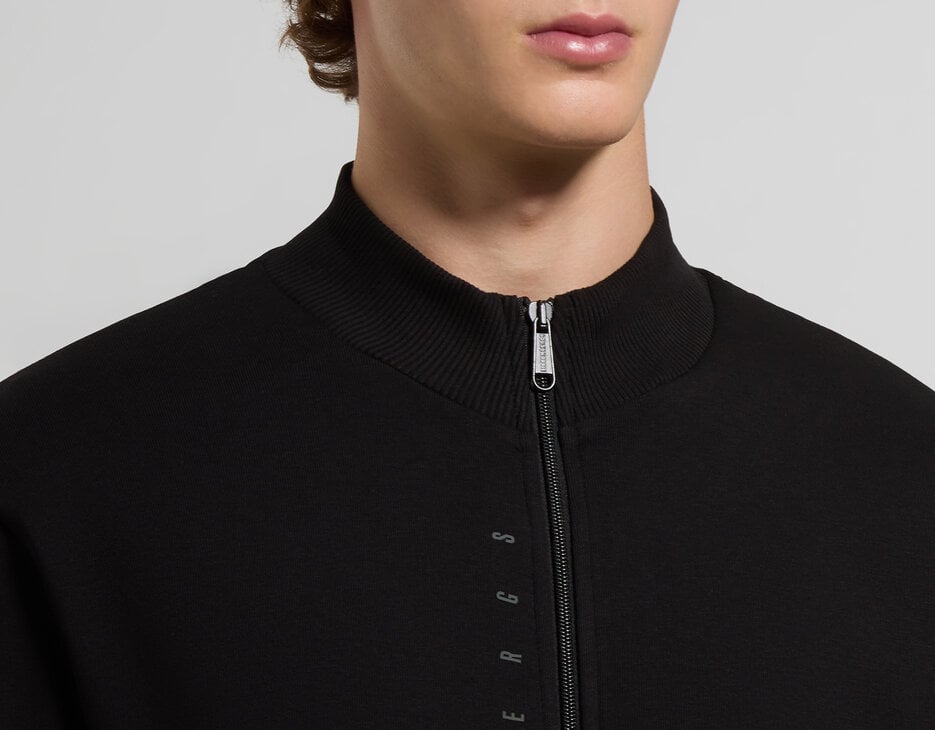 Heavyweight men's sweatshirt, BLACK Heavyweight men's sweatshirt, BLACK, hi-res-1