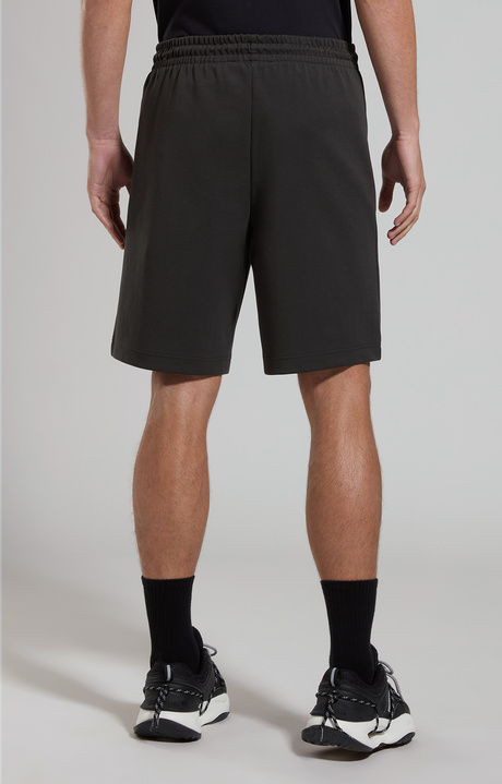 Men's fleece shorts, PIRATE BLACK, hi-res-1