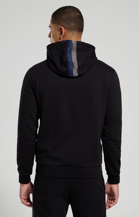 Men's hoodie sweatshirt, PIRATE BLACK, hi-res-1