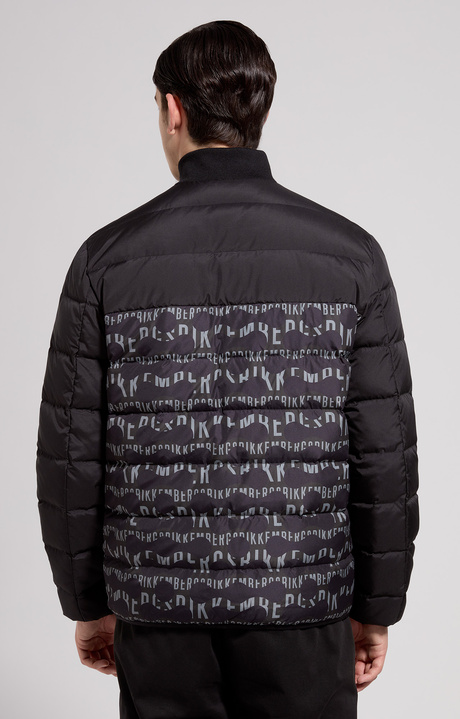 Men's pop camouflage puffer, BLACK, hi-res-1