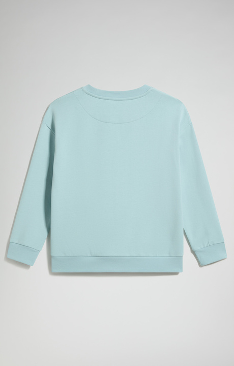 Boys' Cotton Crew Neck Sweatshirt, STERLING BLUE, hi-res-1