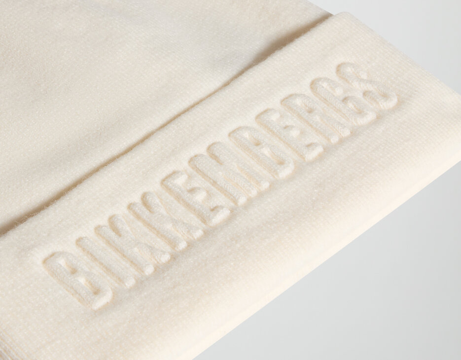 Ribbed knit beanie, WHITE, hi-res-1
