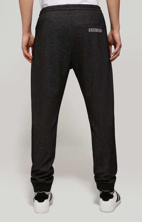 Men's track pants - Chevron, BLACK Men's track pants - Chevron, BLACK, hi-res-1